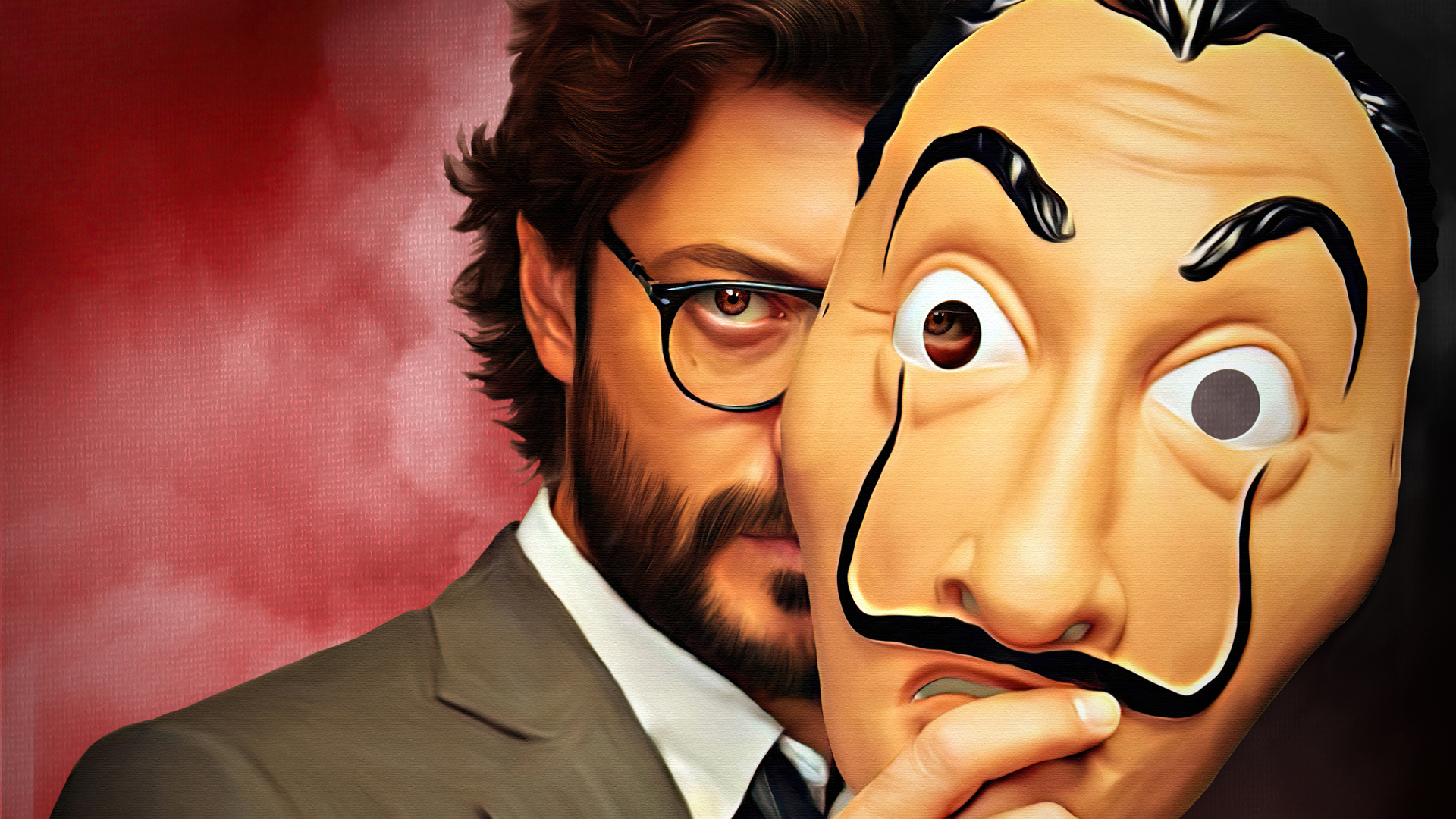 X the professor digital painting money heist laptop full hd p hd k wallpapers images backgrounds photos and pictures