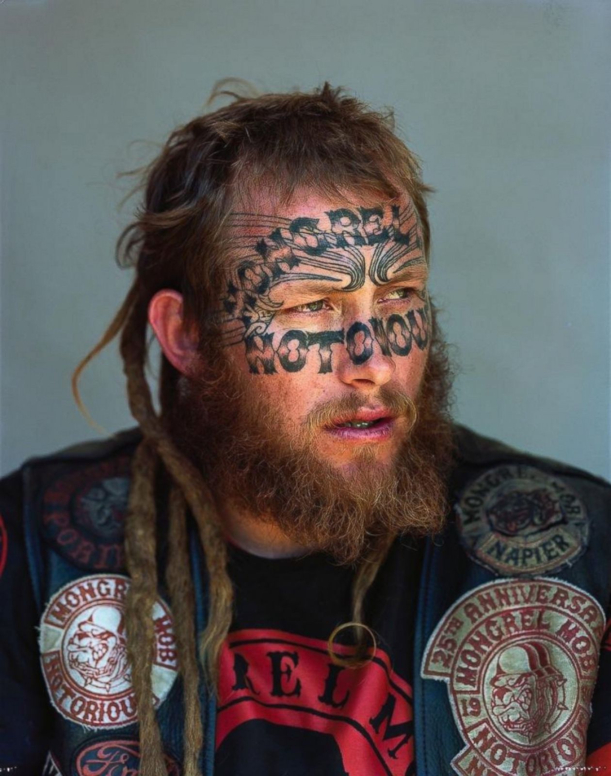 Stunning portraits of members of the mighty mongrel mob photos