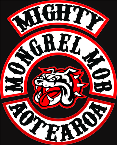 Motorcycle club big size embroidered mongrel mob rick and morty poster