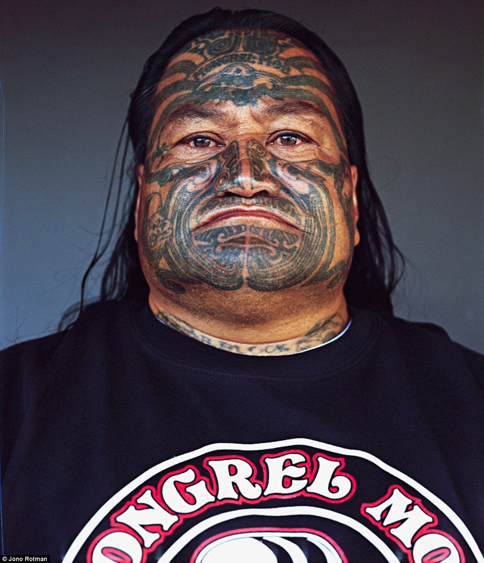 Haunting portraits of the notorious mighty mongrel mob gang mongrel gang tattoos portrait