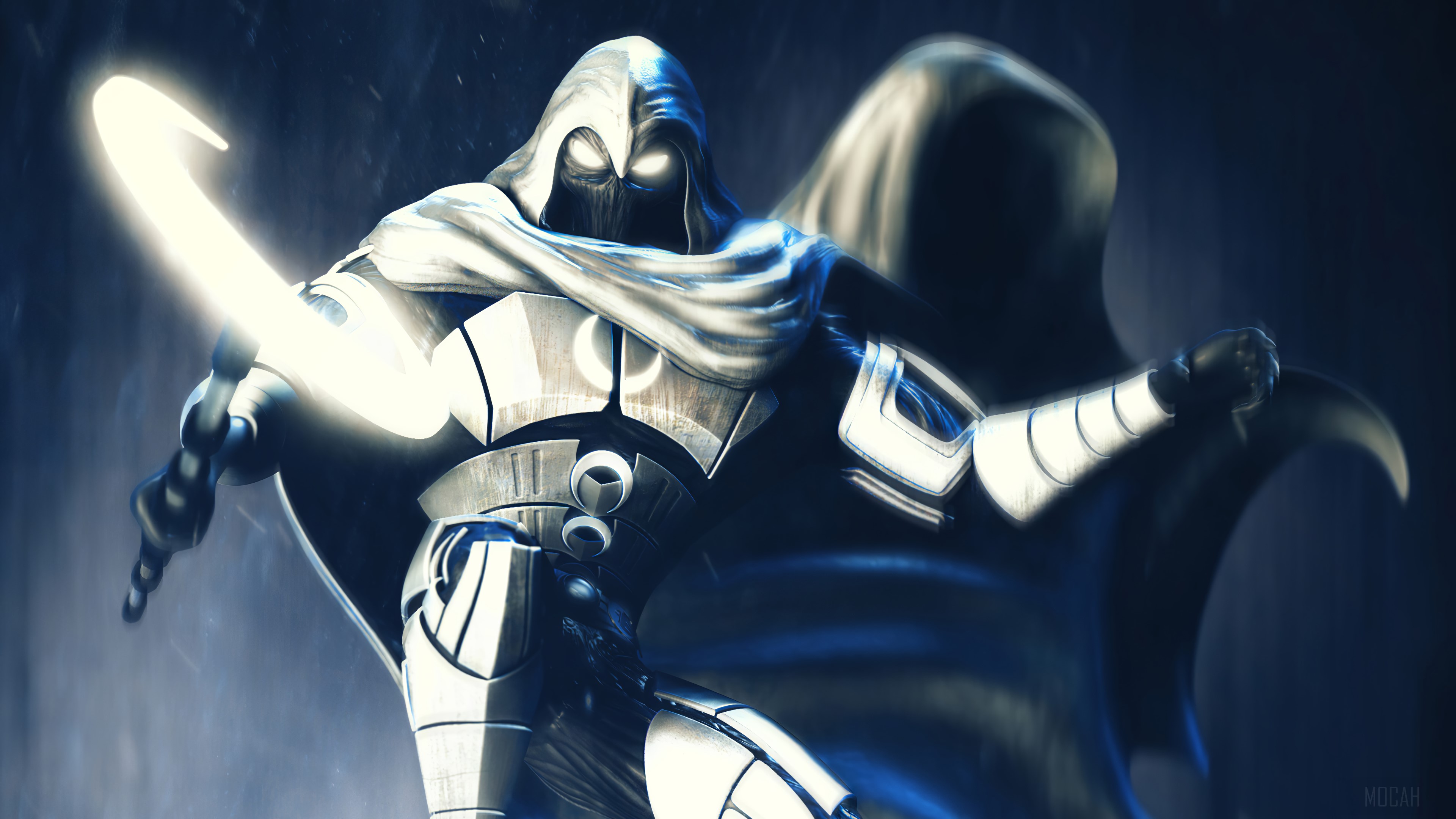 Wallpaper moon knight, mummy costume, superhero desktop wallpaper, hd  image, picture, background, 2bb9e8