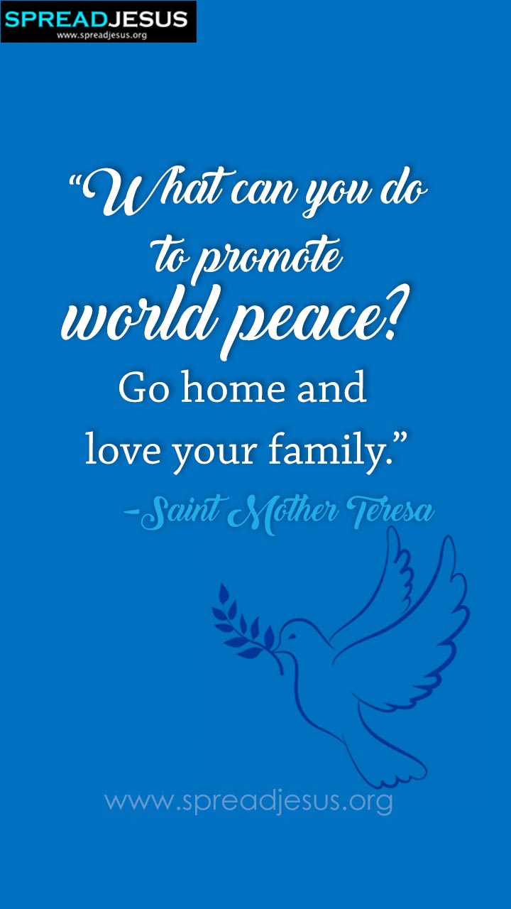 Saint mother teresa quotes mobile wallpaper promote world peace