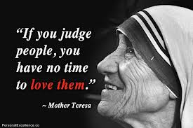 Motivational wallpaper on love quote by mother teresa
