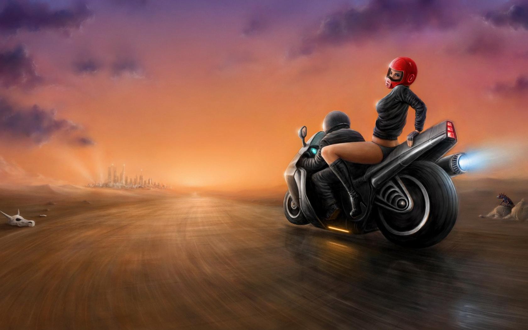 Artistic motorcycle hd papers and backgrounds