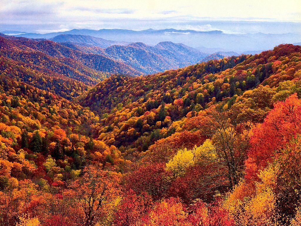 Smoky mountains autumn wallpapers