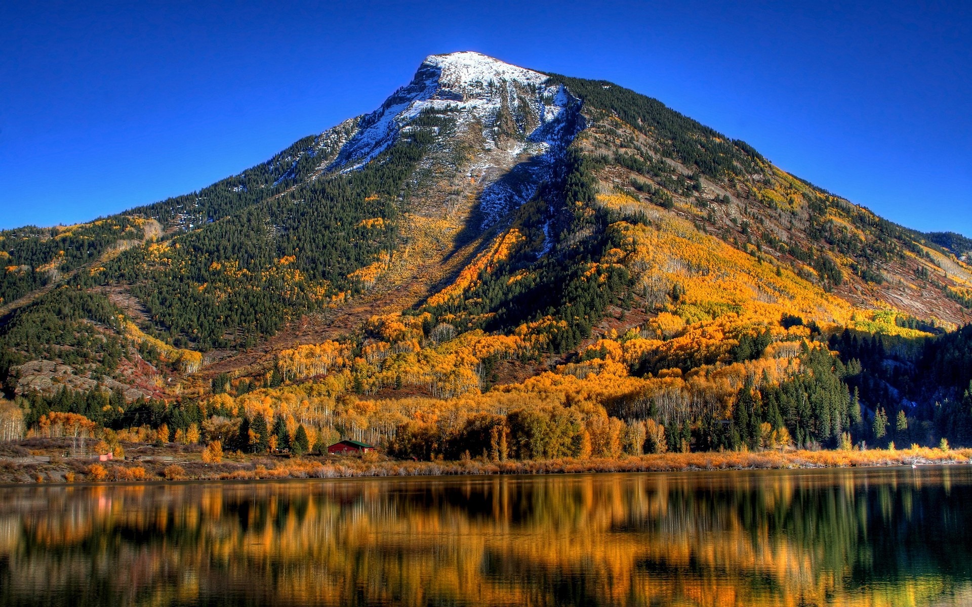 Fall mountain desktop wallpaper