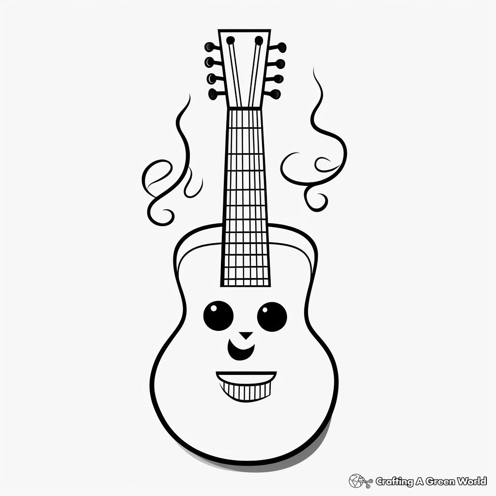 Music note coloring pages
