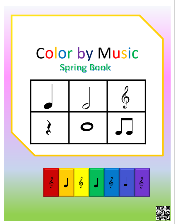 Color by music note coloring book â gather sing dance