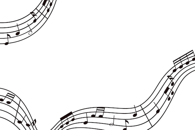 Music notes coloring page psd high quality free psd templates for download