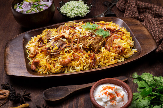 Mutton biryani images â browse photos vectors and video