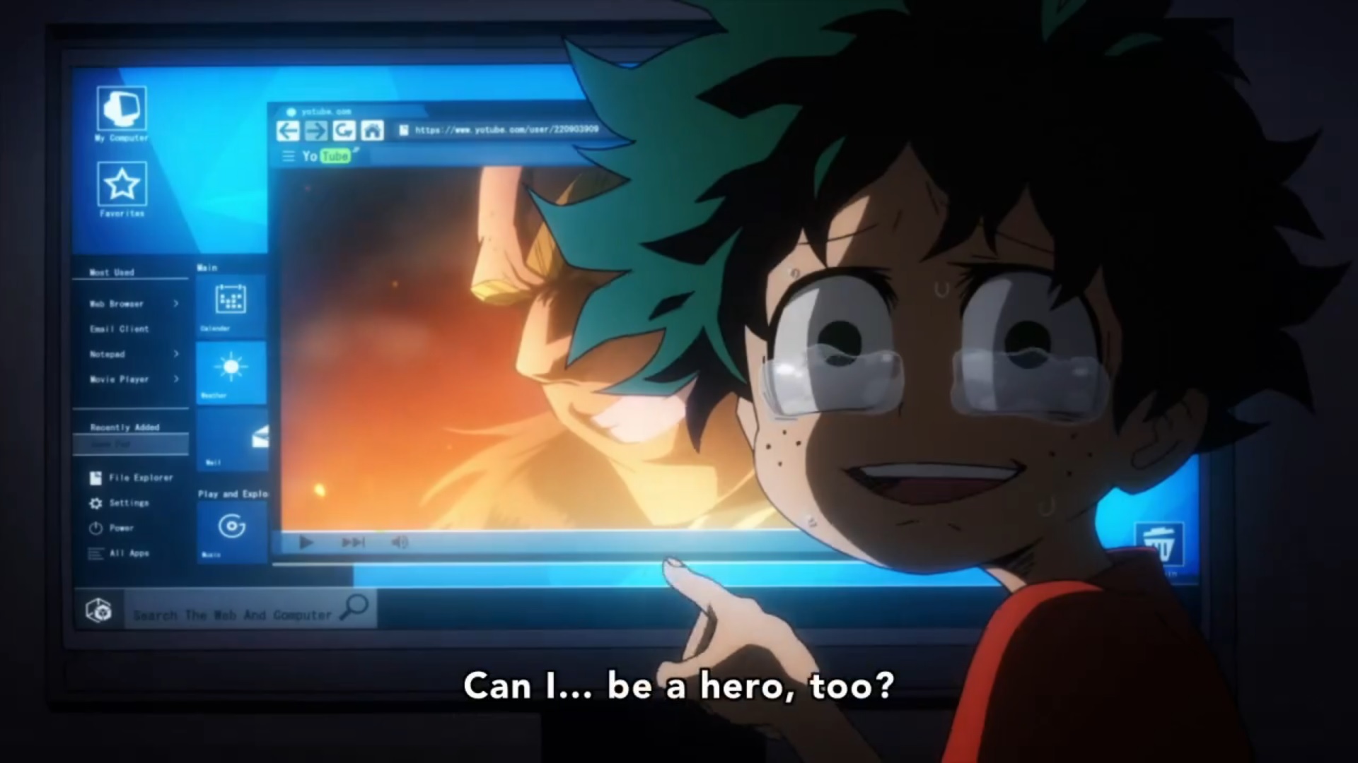 This was surprisingly heartbreaking my hero academia know your meme