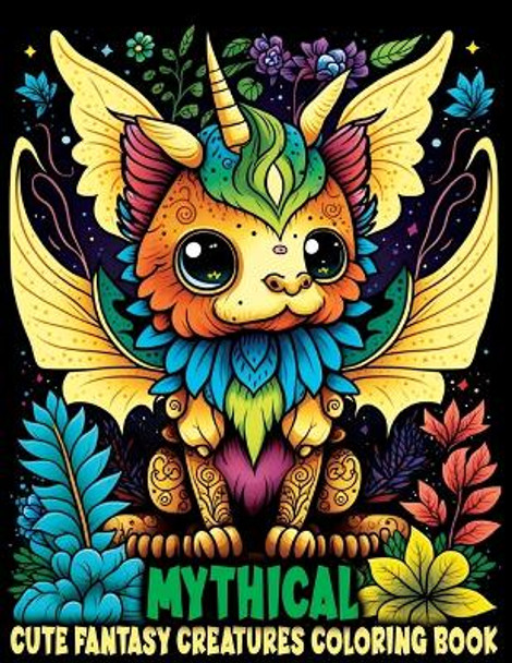 Cute fantasy mythical creatures coloring book adorable animals to color with magical creatures and imaginary worlds tone temptress