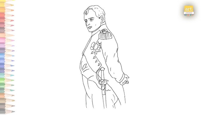 How to draw napoleon bonaparte