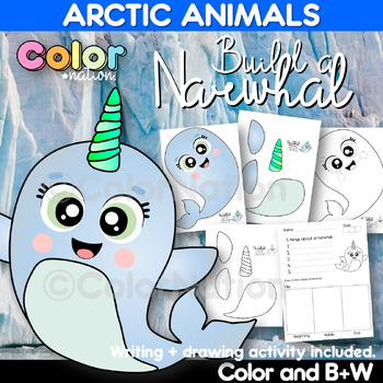 Build a narwhal printable craft