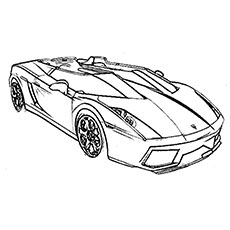 Top free printable sports car coloring pages online