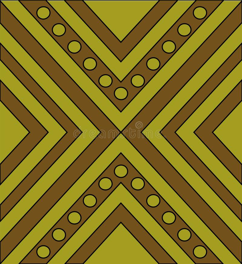 Geometric ornament for ceramics wallpaper textile web cards ethnic pattern border ornament native american design navajo stock vector