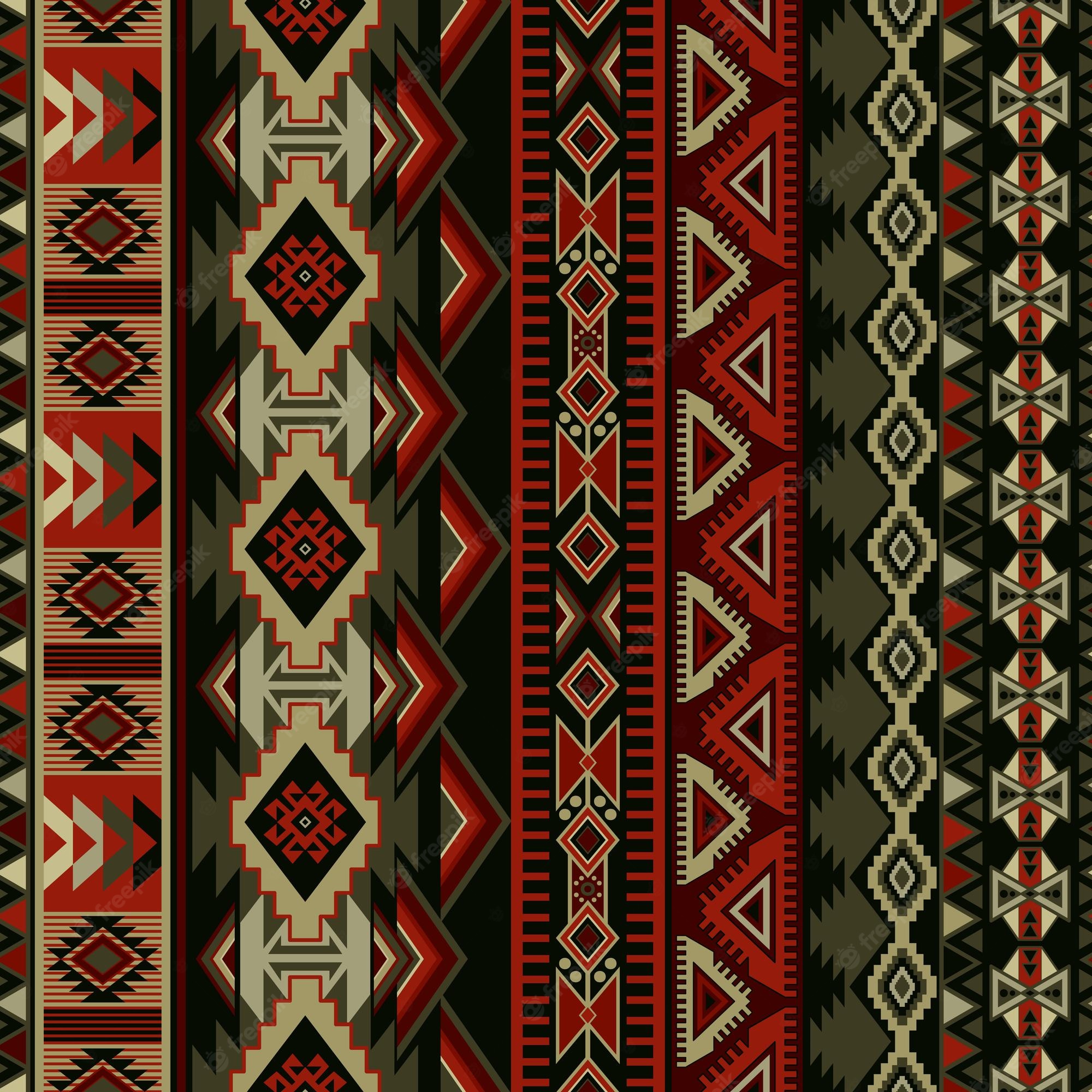 Premium vector geometric ornament for ceramics wallpaper textile web cards ethnic pattern border ornament native american design navajo mexican motif aztec ornament