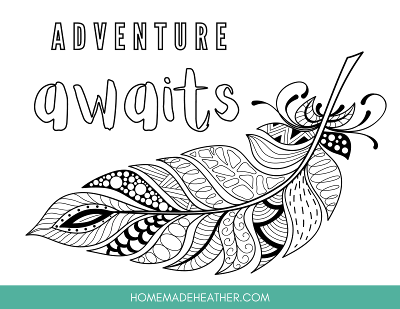 Free nature printable coloring pages homemade heather