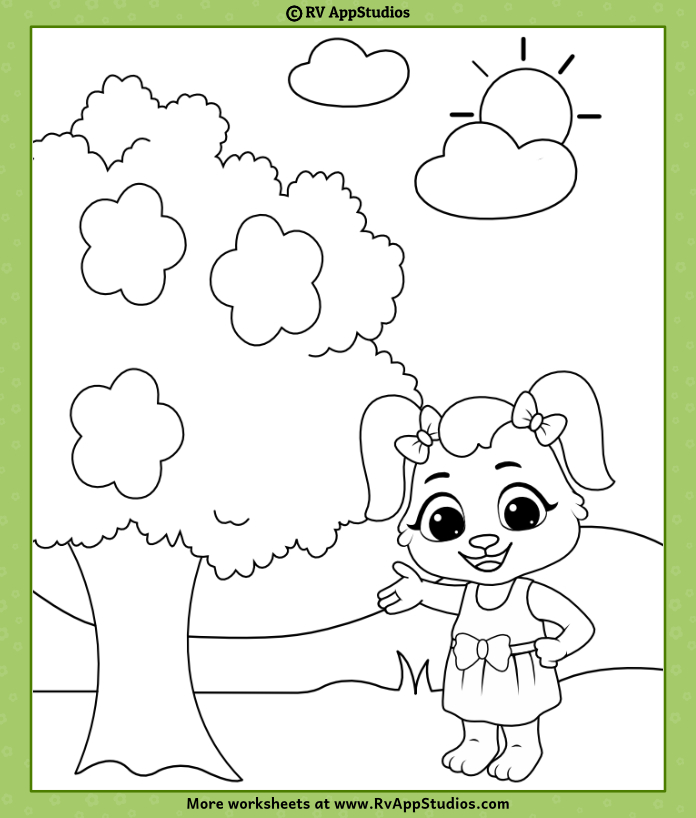 Beautiful nature coloring pages for kids free printables loved by kids