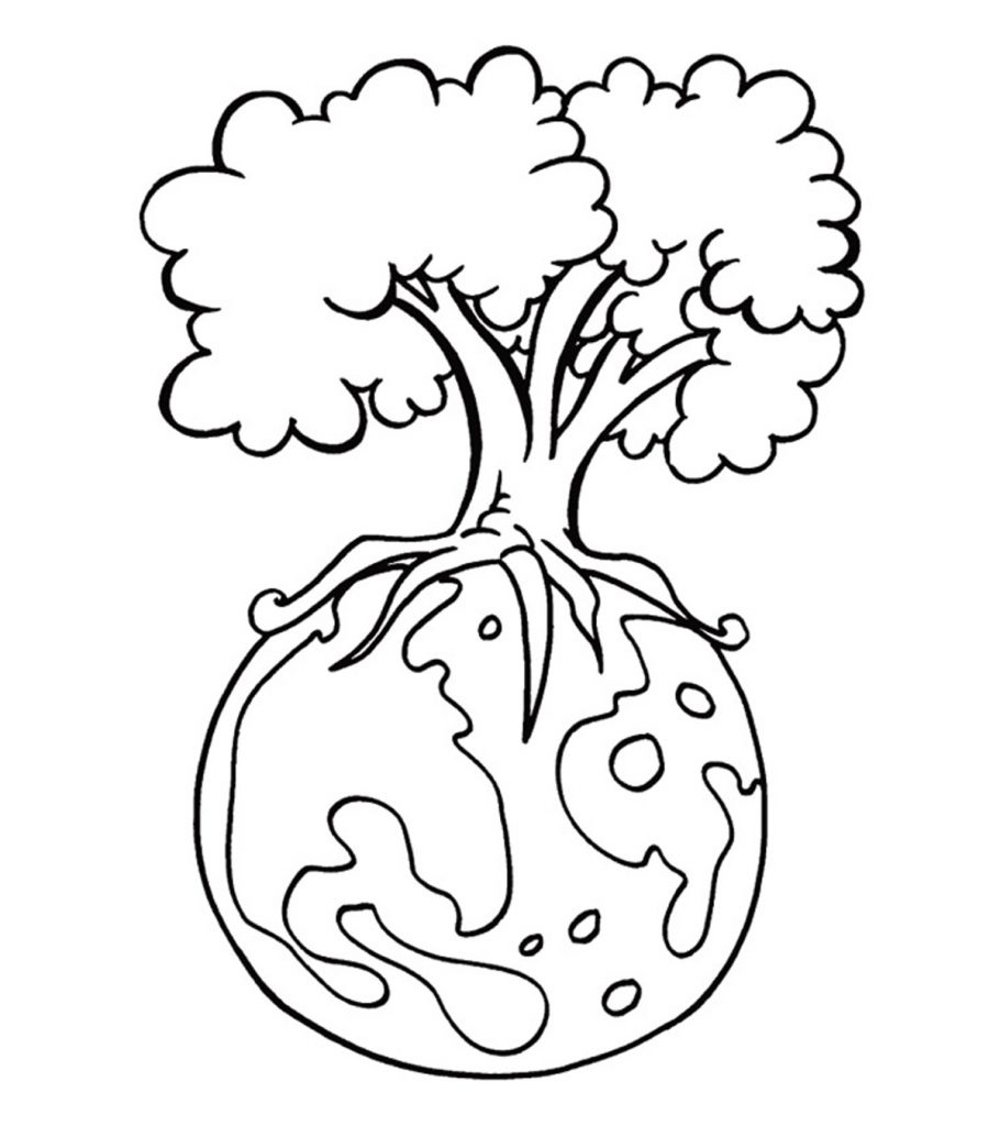 Printable nature coloring pages for your little ones