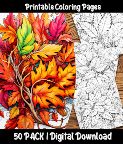 Nature coloring pages the happy colorist