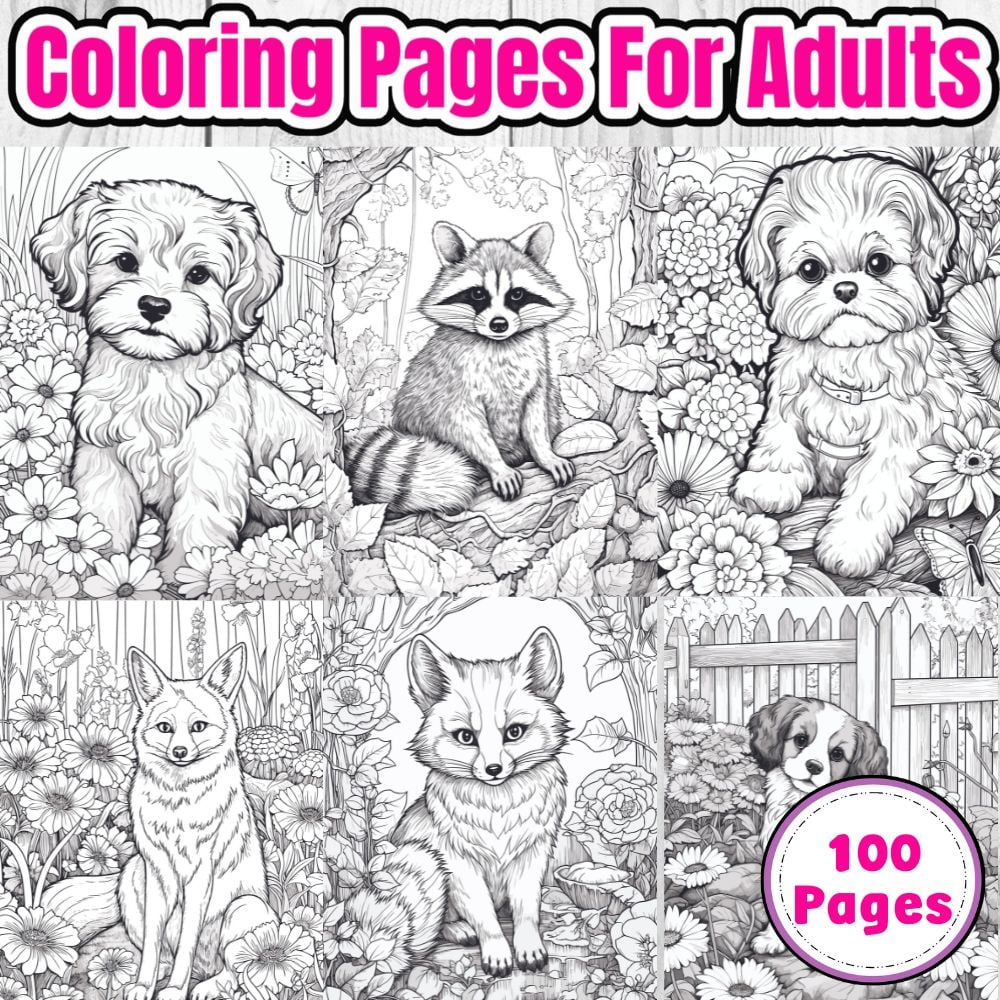 Beautiful nature coloring pages