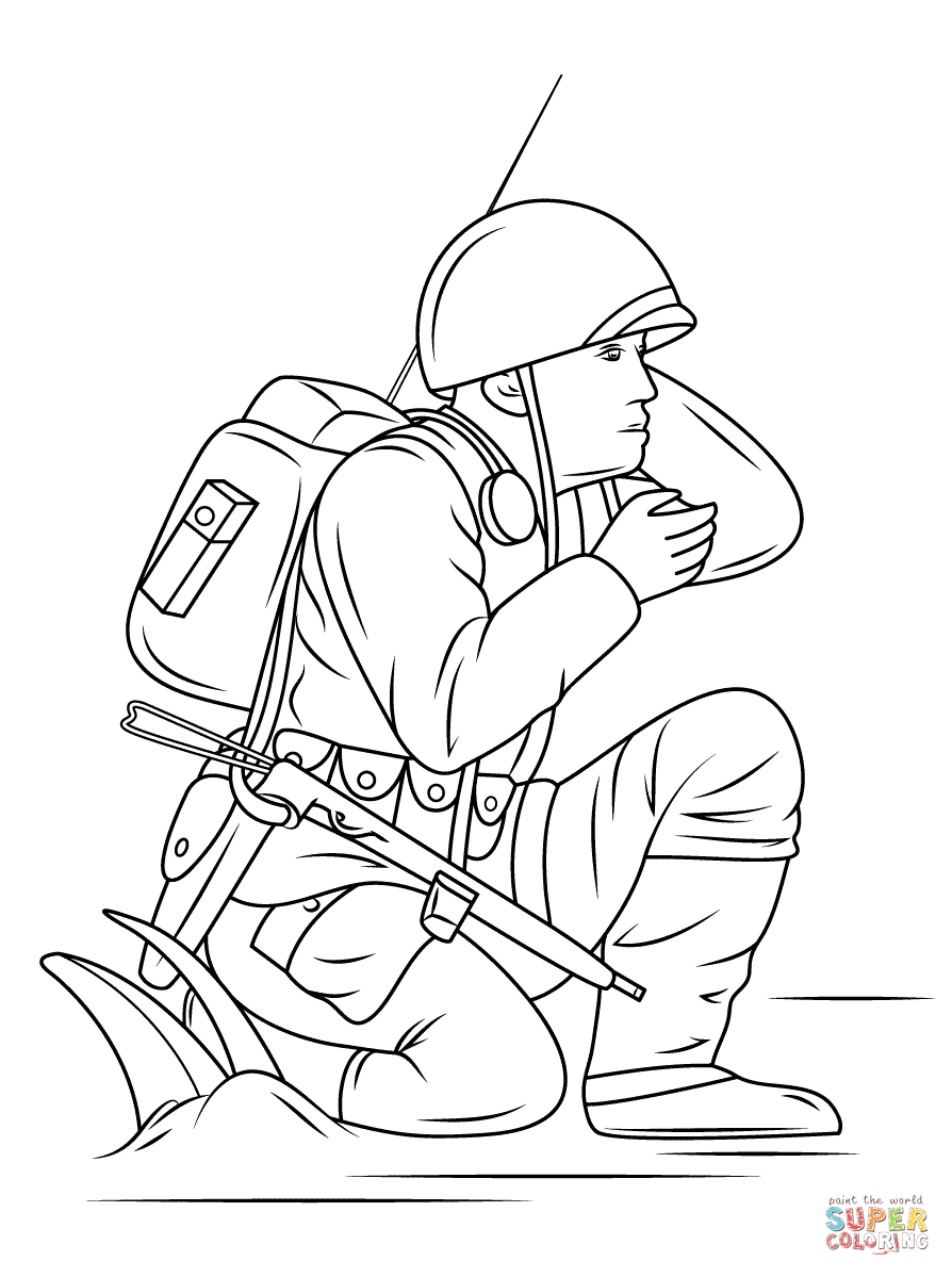 Navajo code talkers coloring page free printable coloring pages