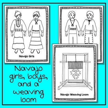 Navajo friends coloring sheets