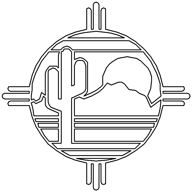 Southwestern native american coloring page