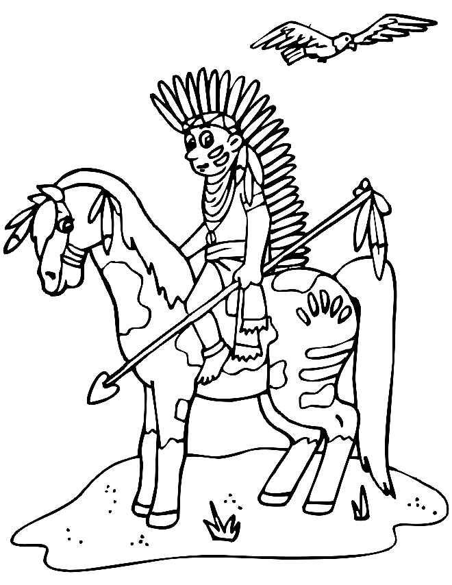 Native american coloring pages printable for free download