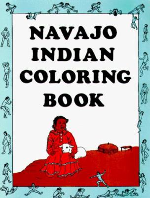 Navajo indian coloring book book by connie asch