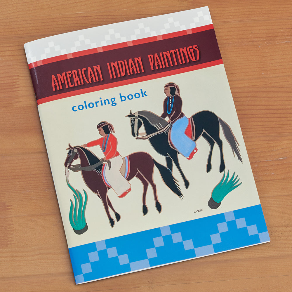 American indian paintings coloring book â to the nines manitowish waters