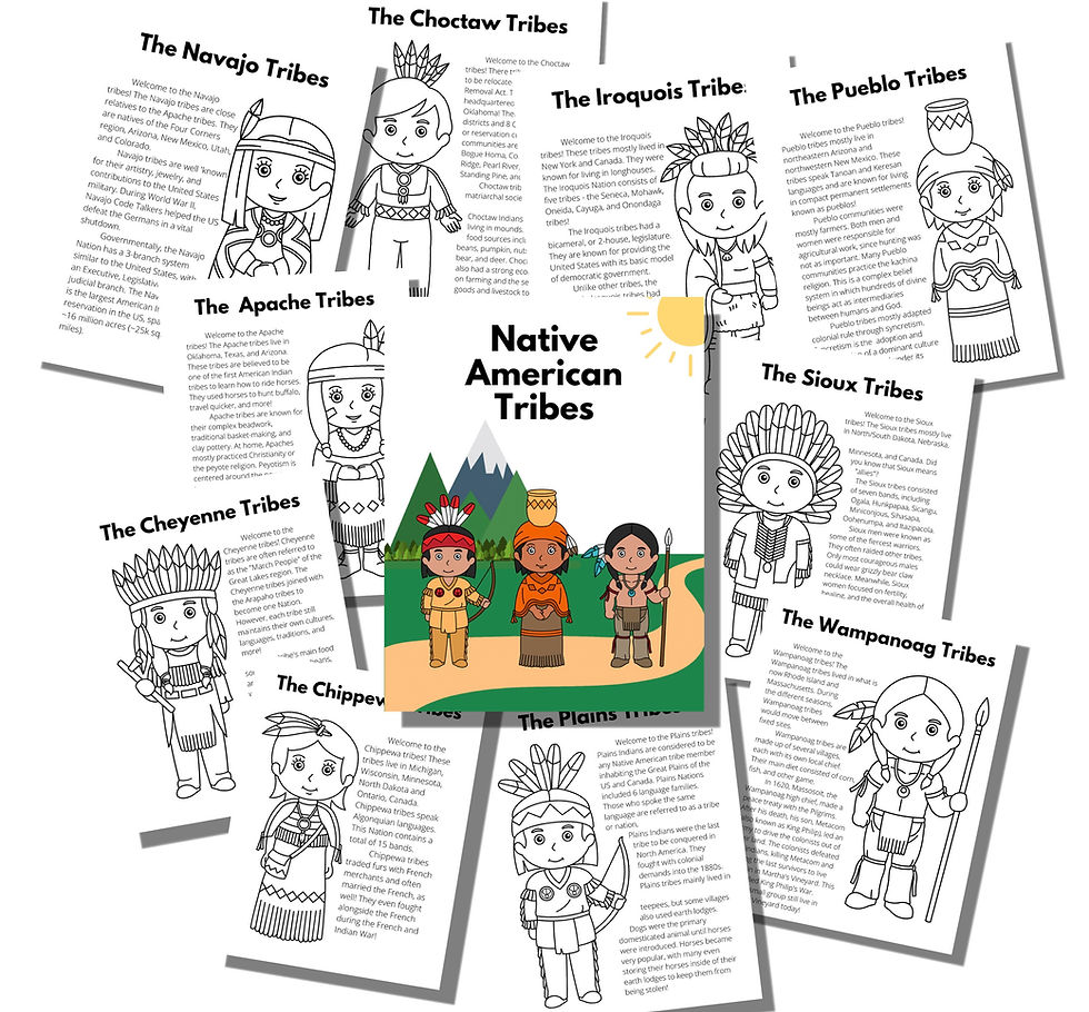 Prominent native american tribe reading