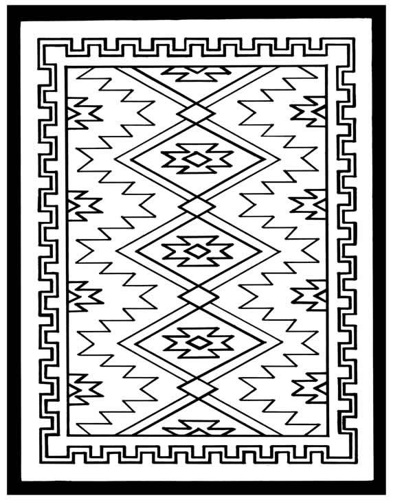 I love dover illustrations to inspire kids in art do you subscribe by email to dovers free sampleâ native american quilt native american design coloring pages
