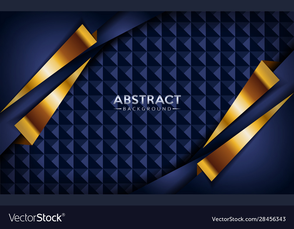 Modern abstract dark navy blue background vector image