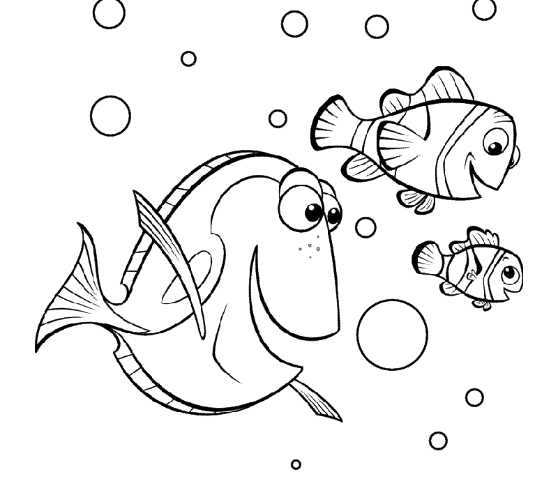 Coloring pages finding nemo coloring sheets disney pages free printable