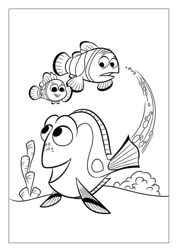 Finding nemo coloring pages free printable coloring sheets for kids