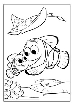 Dive into creativity with finding nemo printable coloring pages for kids