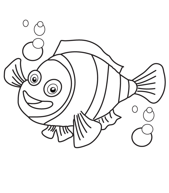 Coloring pages free printable nemo coloring pages