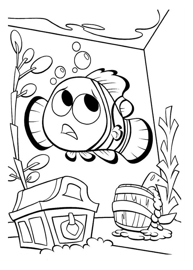 Free finding nemo coloring pages to color