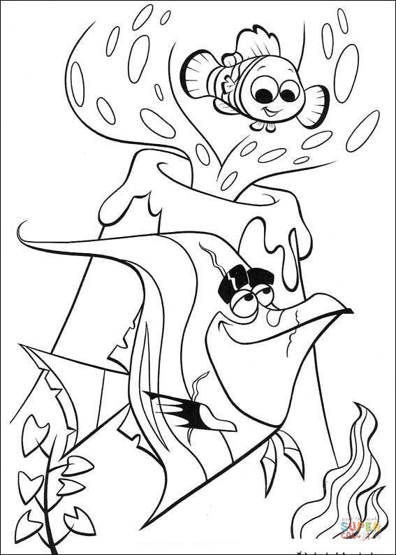 Nemo is saved coloring page free printable coloring pages