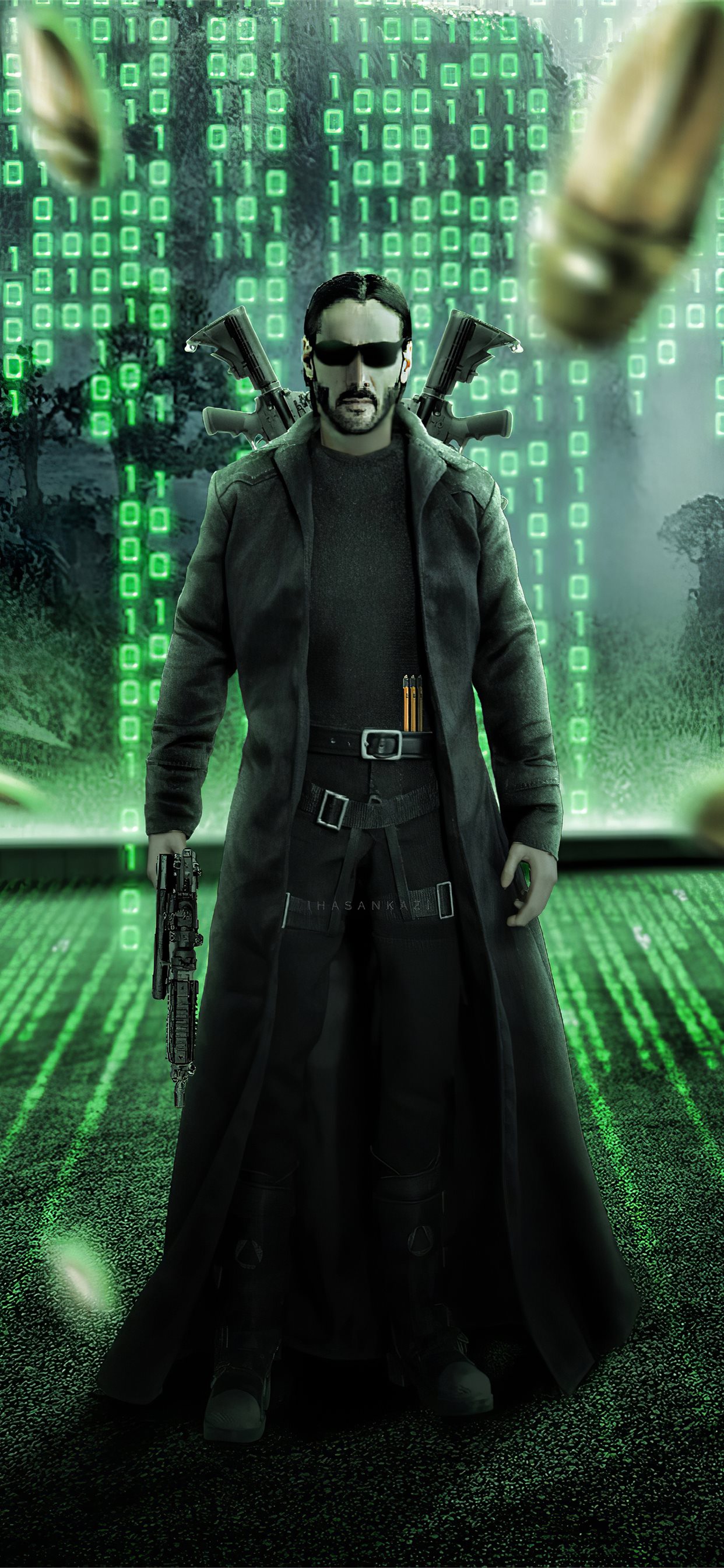 The matrix neo is back iphone wallpapers free download