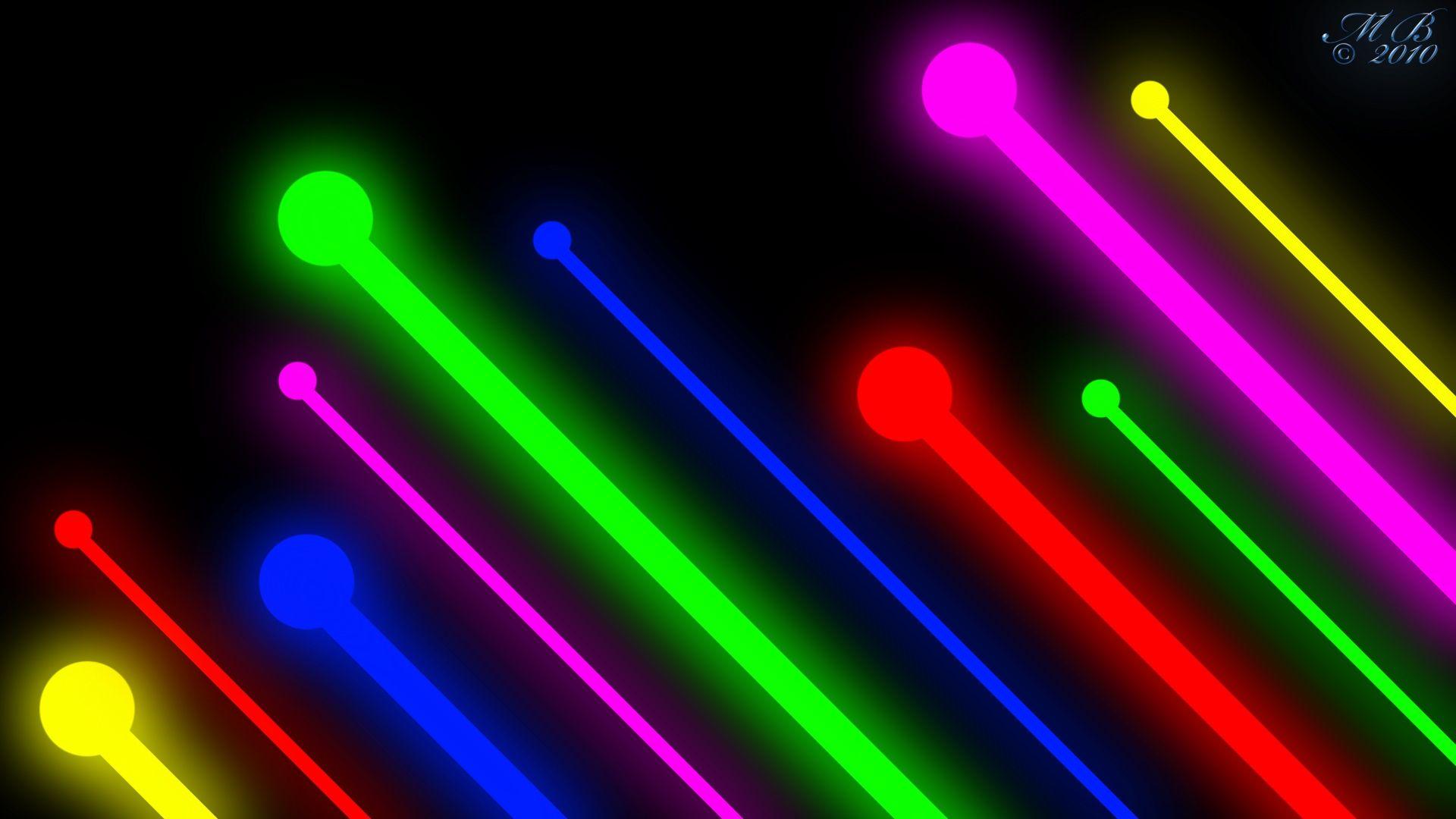 Free neon and bright wallpapers