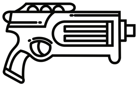 Nerf gun coloring pages free coloring pages