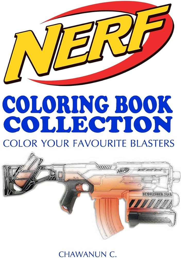 Nerf coloring book collection