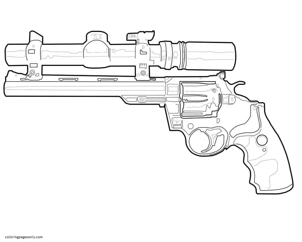 Gun coloring pages printable for free download