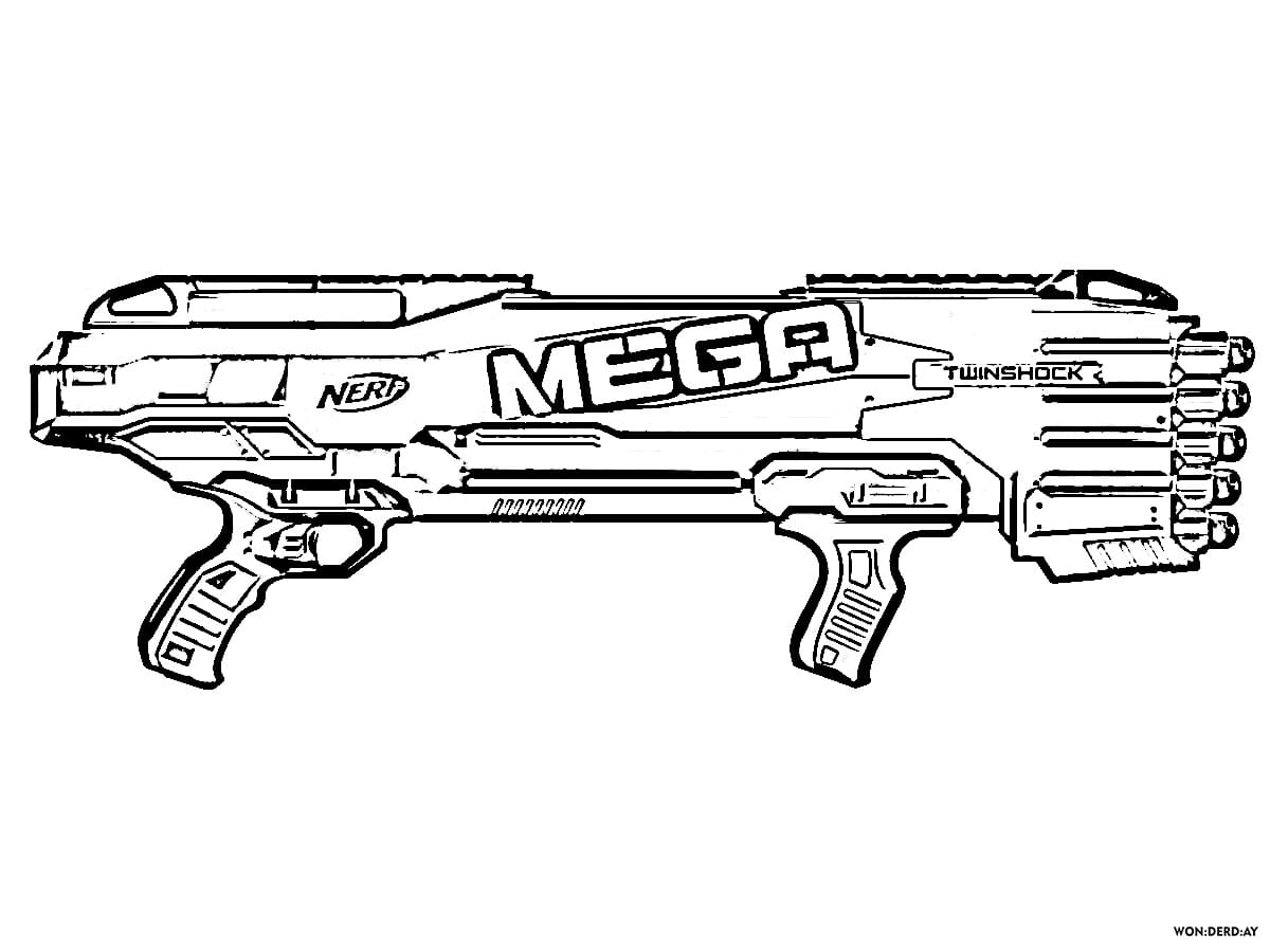 Nerf guns coloring pages print for free wonder day â coloring pages for children and adults