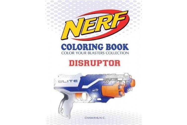 Buy nerf coloring book disruptor color your blasters collection n
