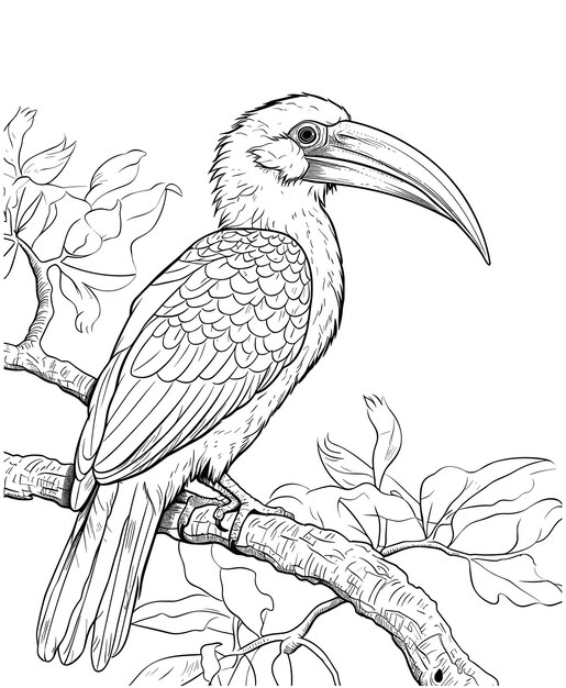 Page bird nest colouring page images