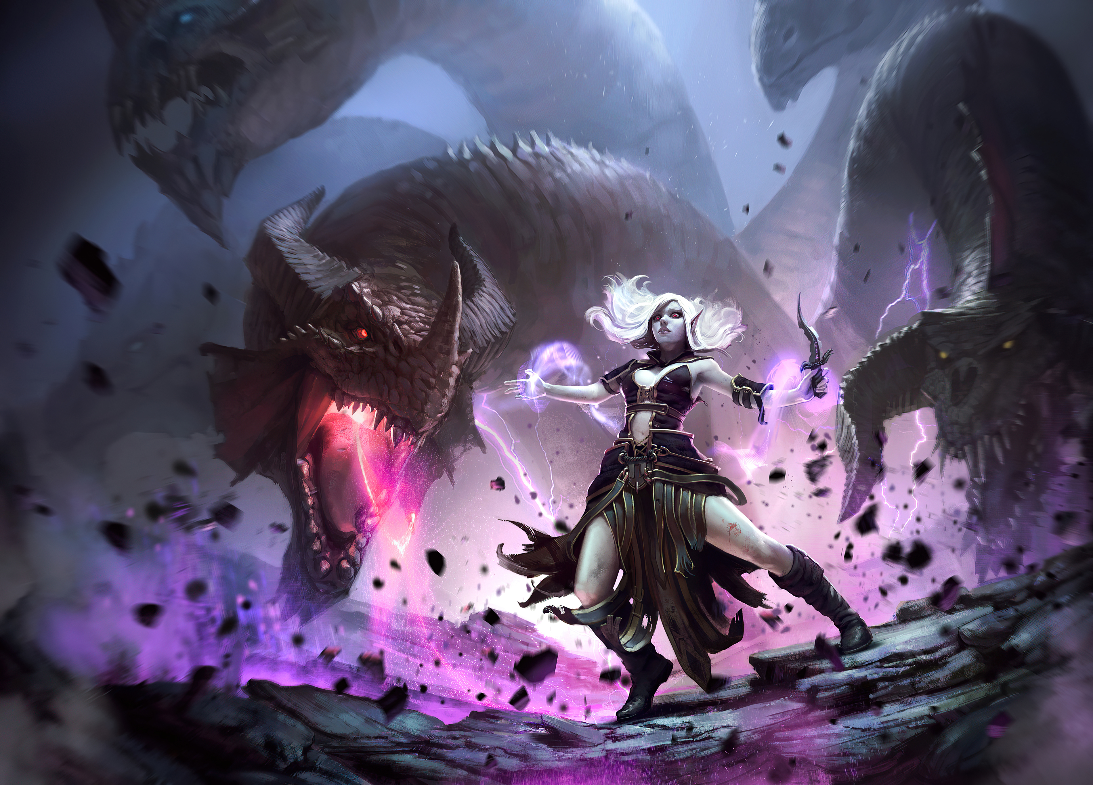Neverwinter magic dragon k hd artist k wallpapers images backgrounds photos and pictures